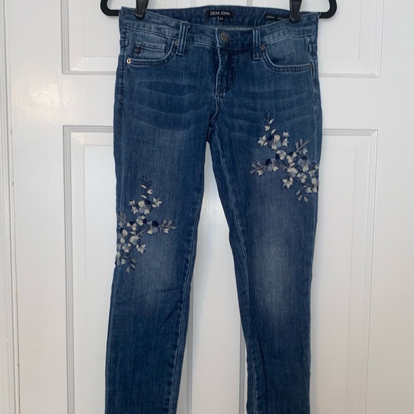 Dear John embroidered skinny jeans - Picture 4 of 4